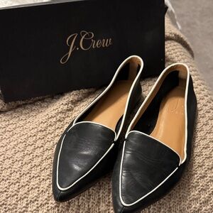 J. Crew Black and White Women's Loafers